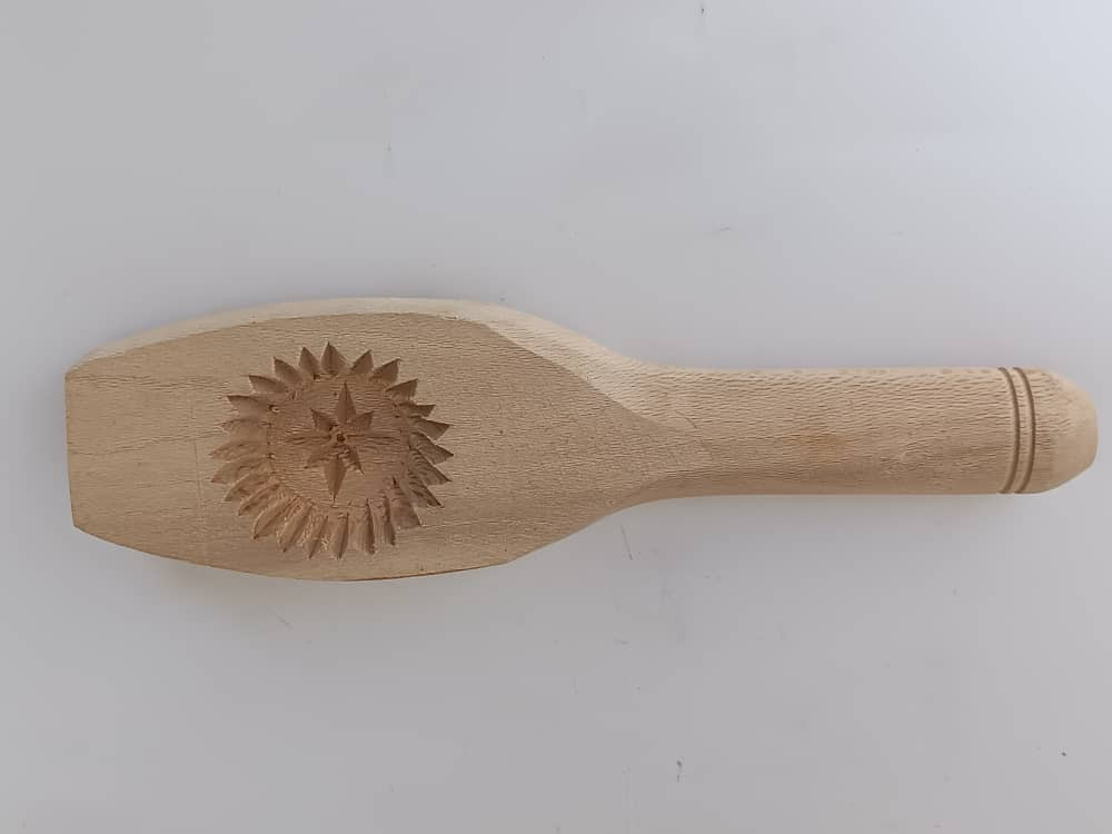 قالب معمول  خشب زان  حفر يدوي