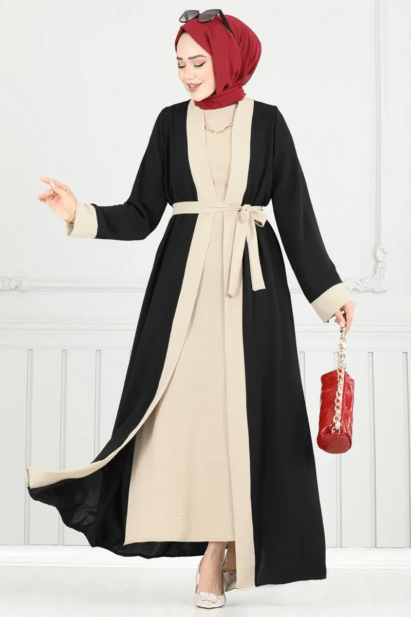 عباءة وفستان كود 0339BG354